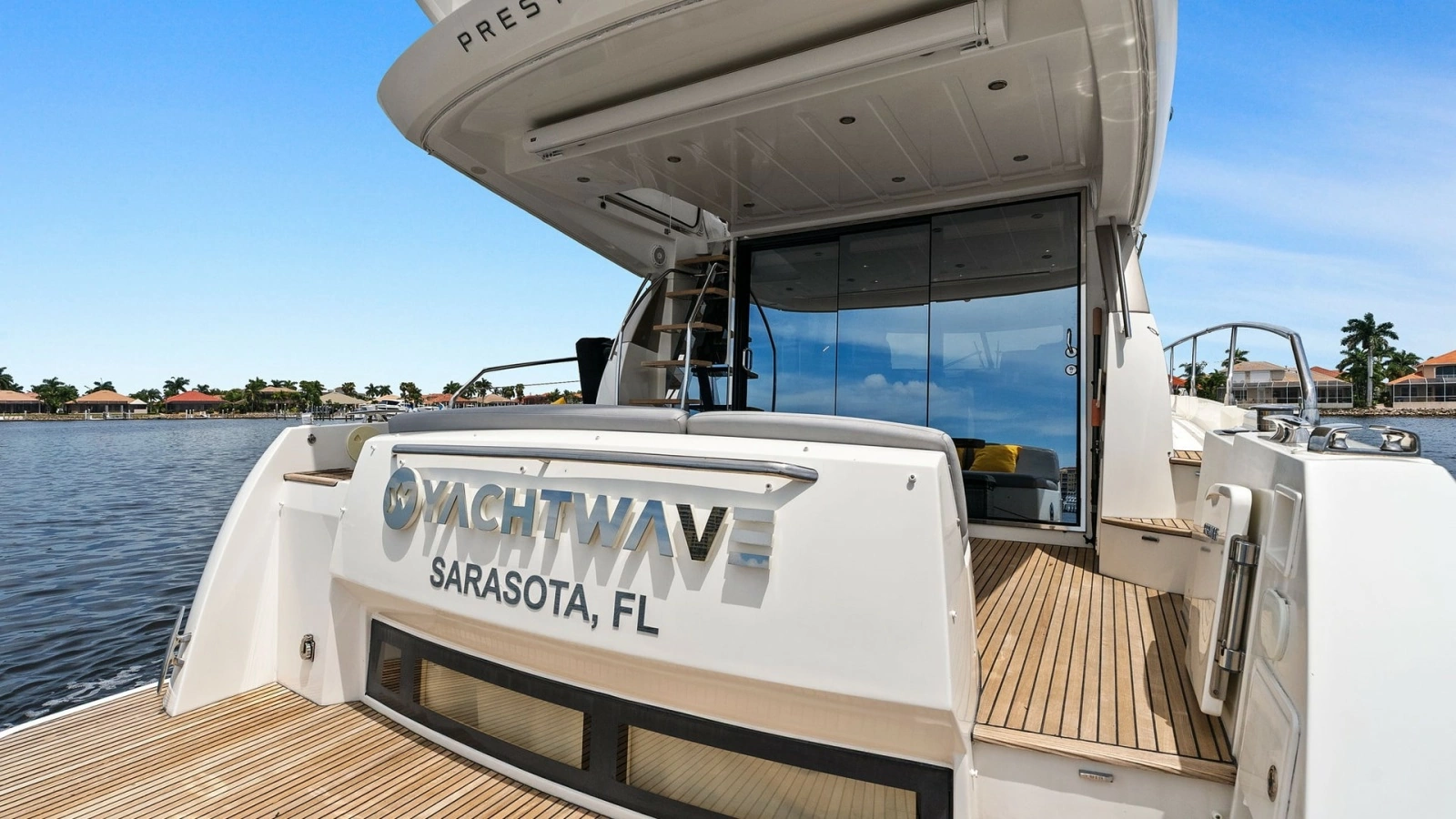 Stern View with Teak Decking