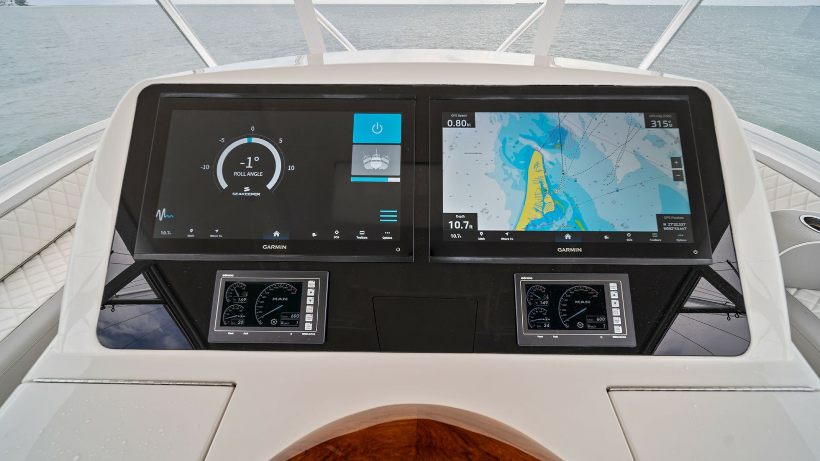 Helm Station with Dual Displays