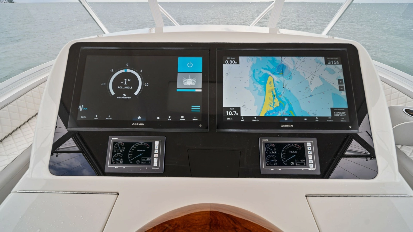 Helm Station with Dual Displays
