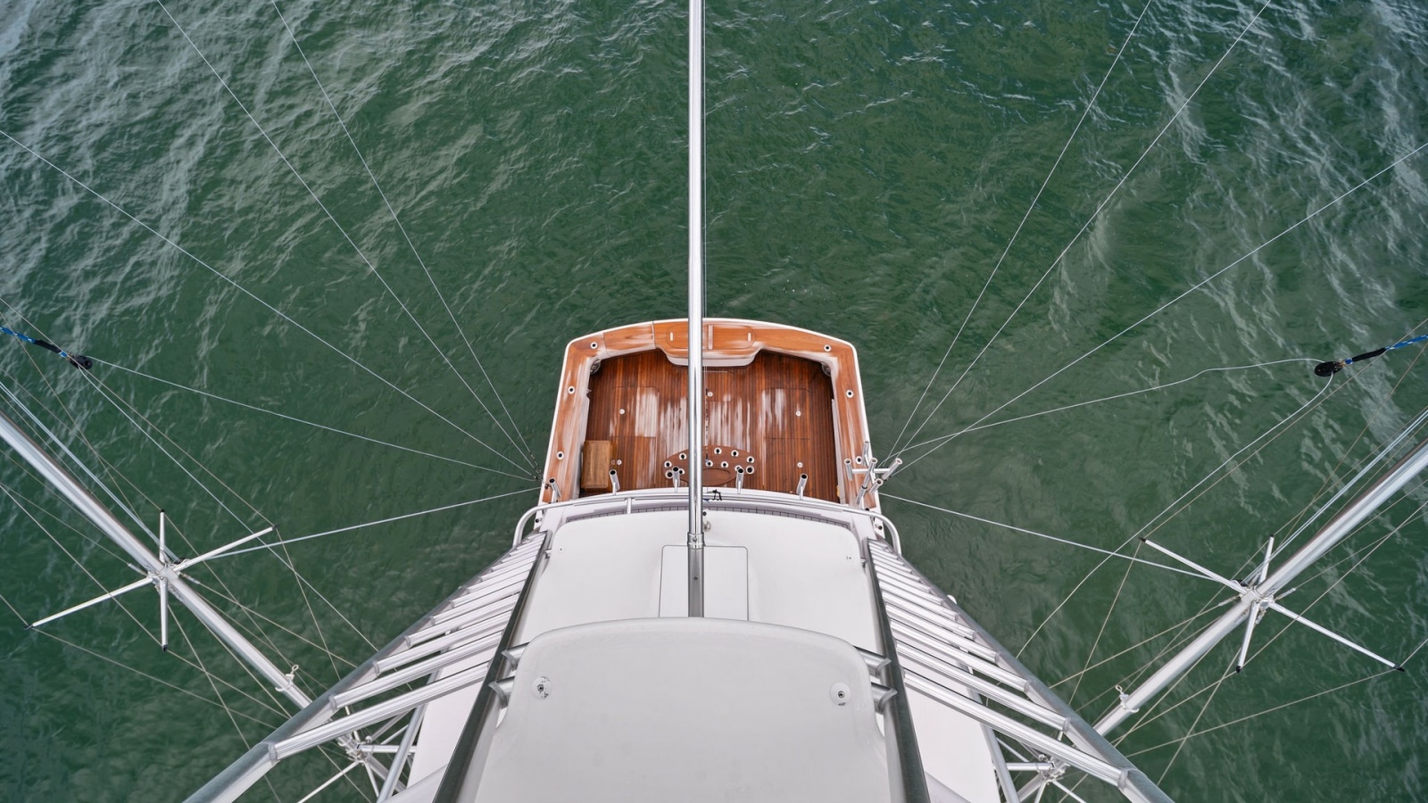 Aerial View of Cockpit and Deck