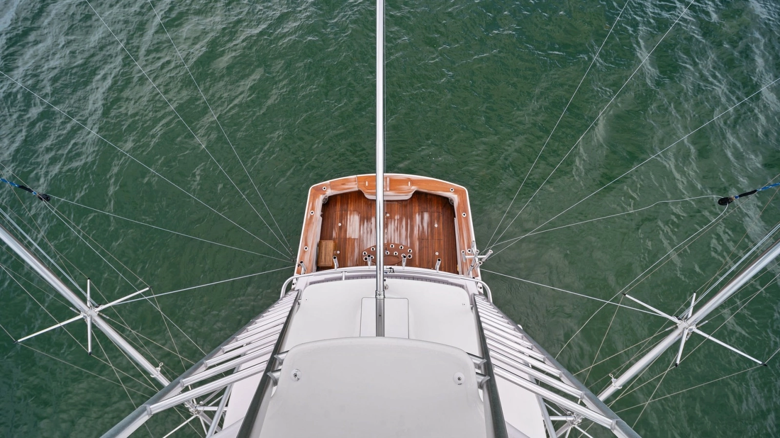 Aerial View of Cockpit and Deck