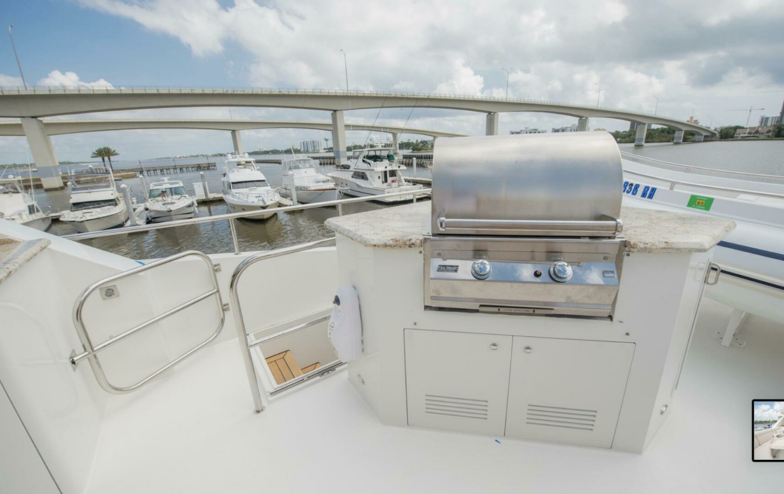 Cheoy Lee 95 FOOTLOOSE - Skybridge Aft