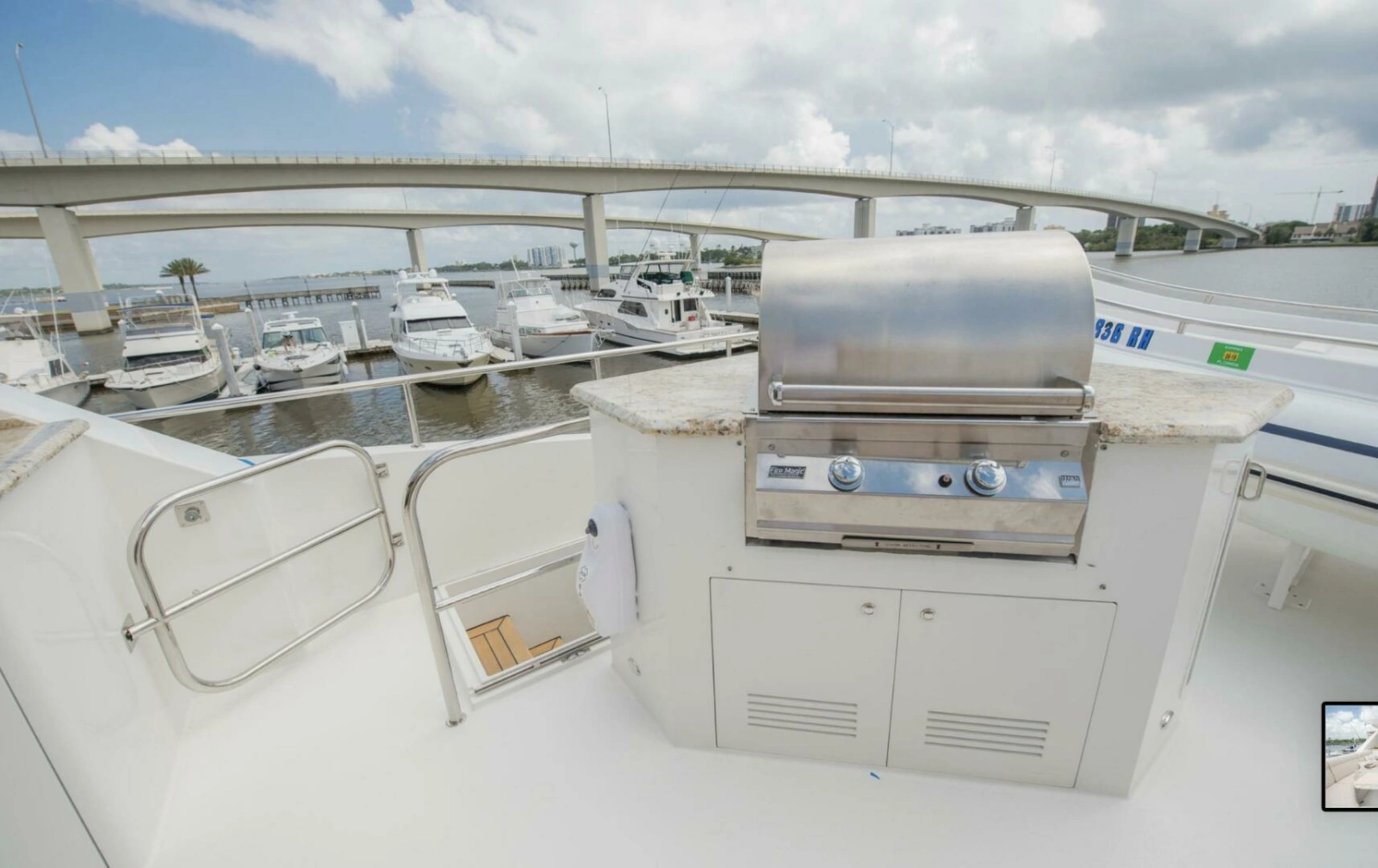 Cheoy Lee 95 FOOTLOOSE - Skybridge Aft