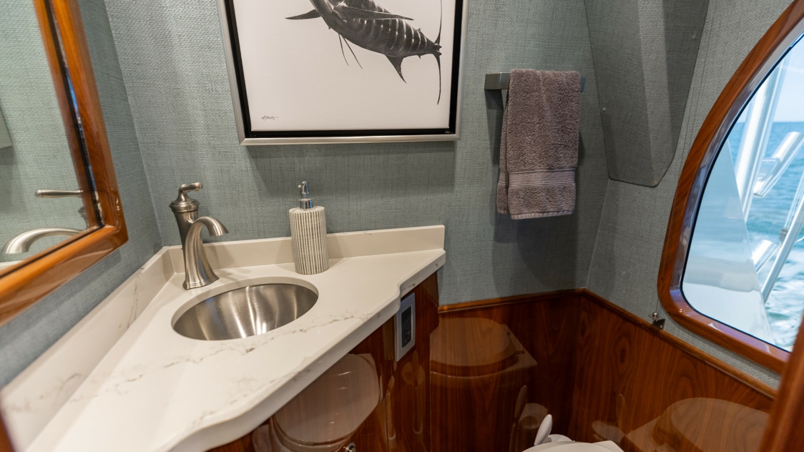 Elegant Yacht Bathroom