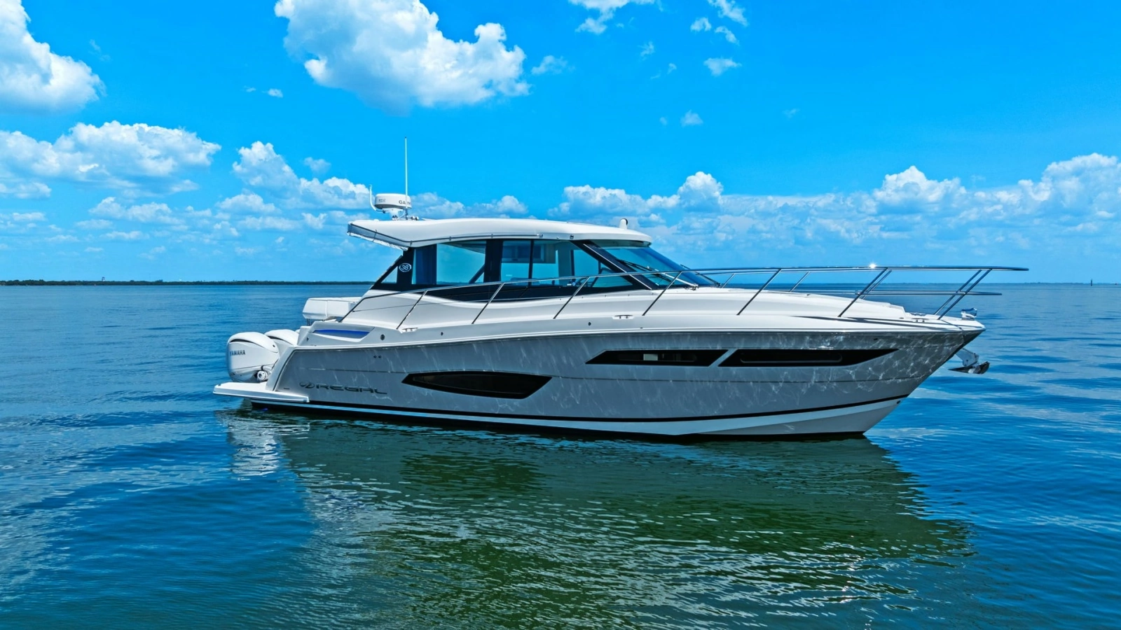Starboard Profile of Regal 38 EXC