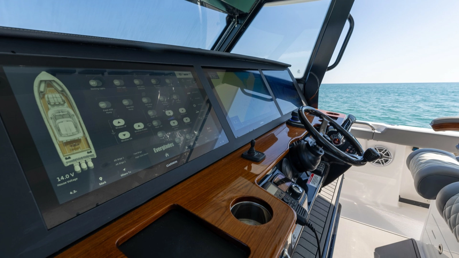 Helm Station with Advanced Electronics