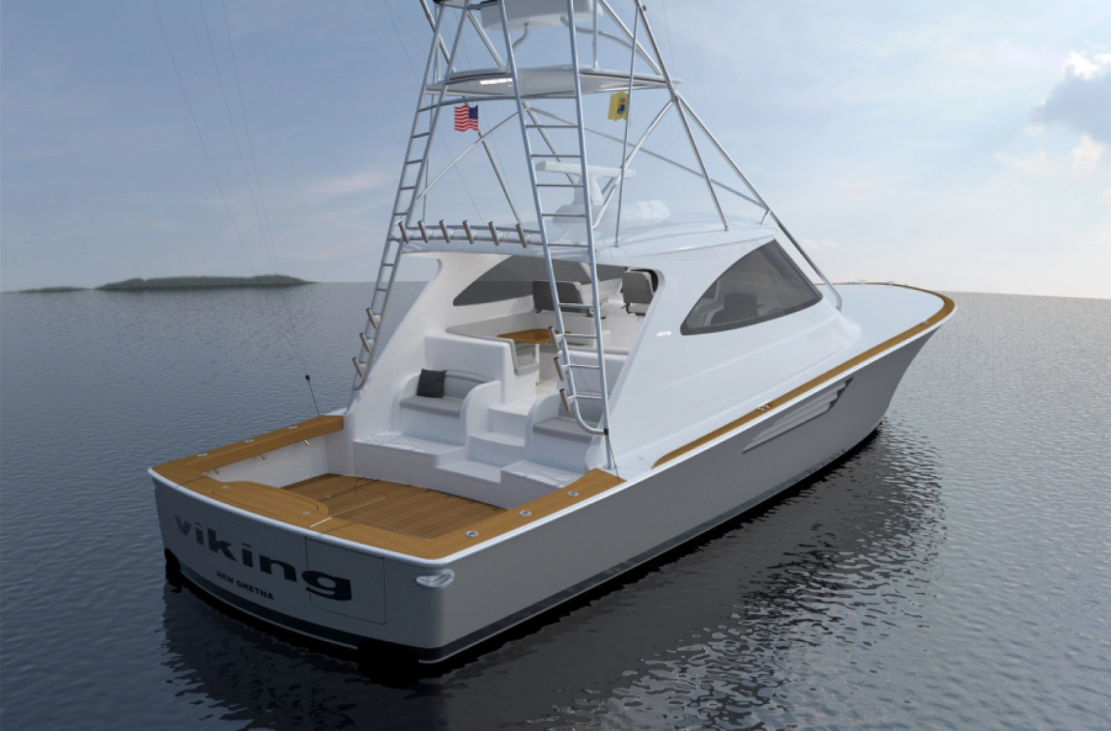 2023 Viking 54 Open Rendering