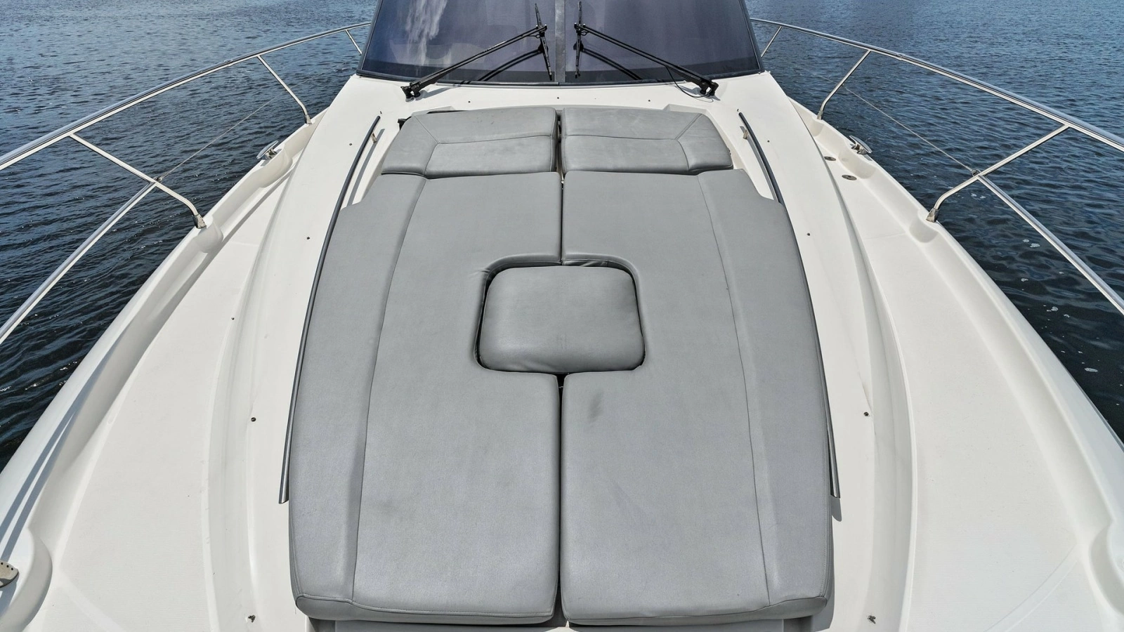 Spacious Sunpad on Bow Deck