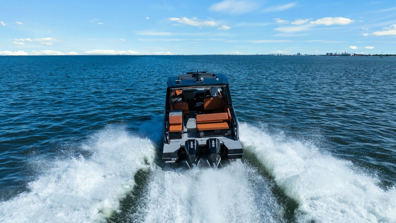 Aft View with Dual Engines
