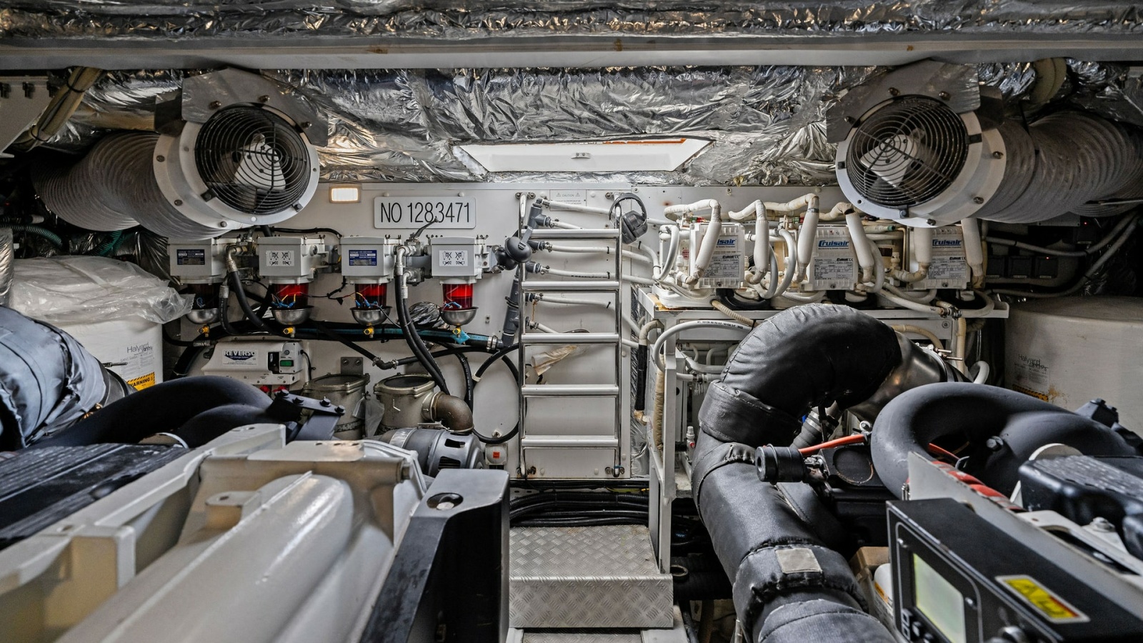 Engine Room with Twin Engines
