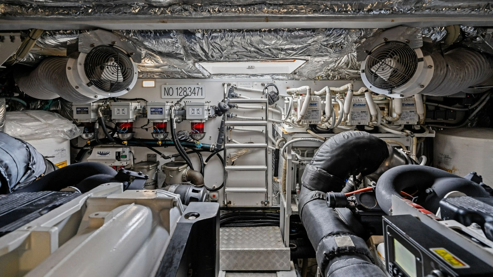 Engine Room with Twin Engines
