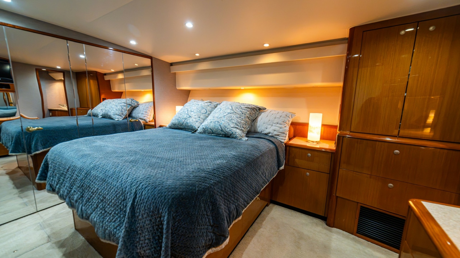 2001 Viking 61 Convertible- Caliente- Master Stateroom