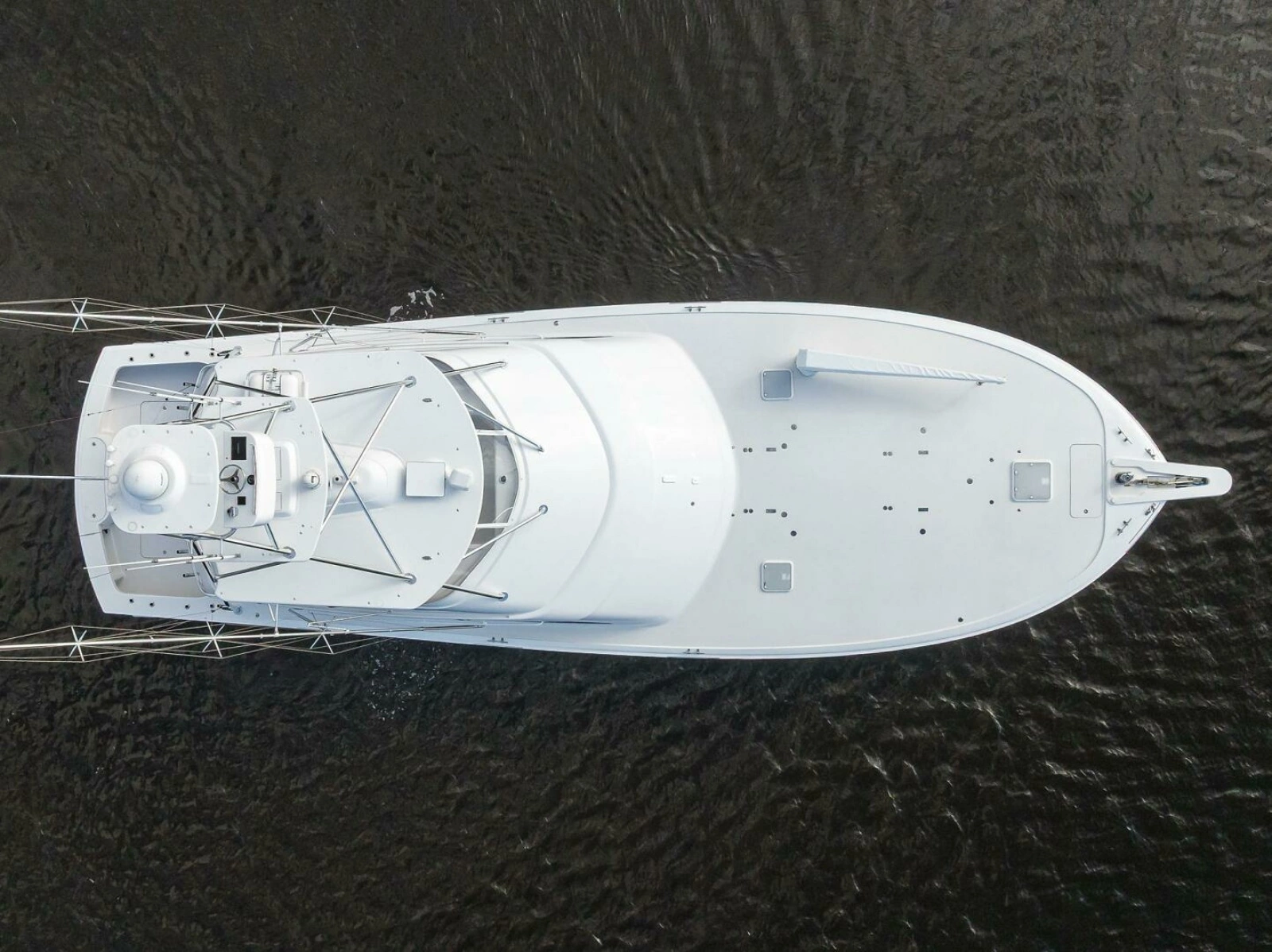 Hatteras 63 Reelin N Dealin - Exterior Profile