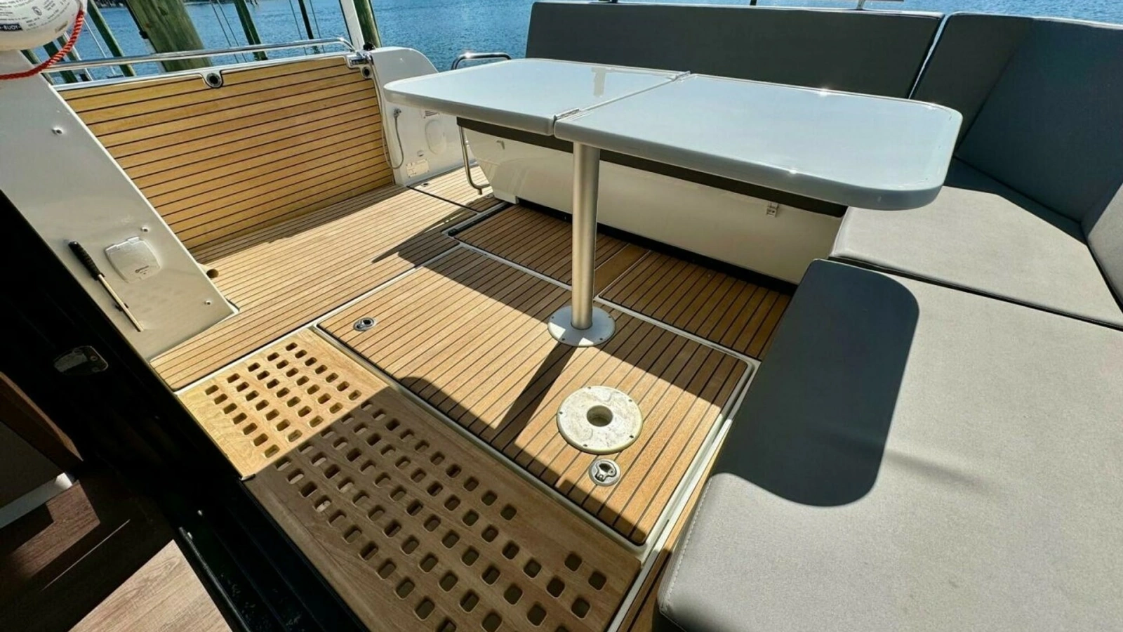 Aft Deck with Seating Area