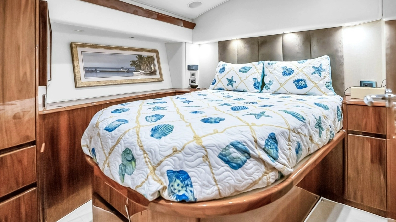 Viking 48 Convertible Master Stateroom