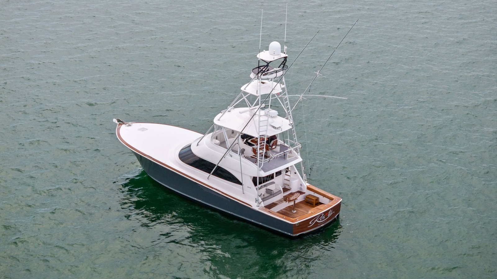Aerial View of Flybridge and Deck
