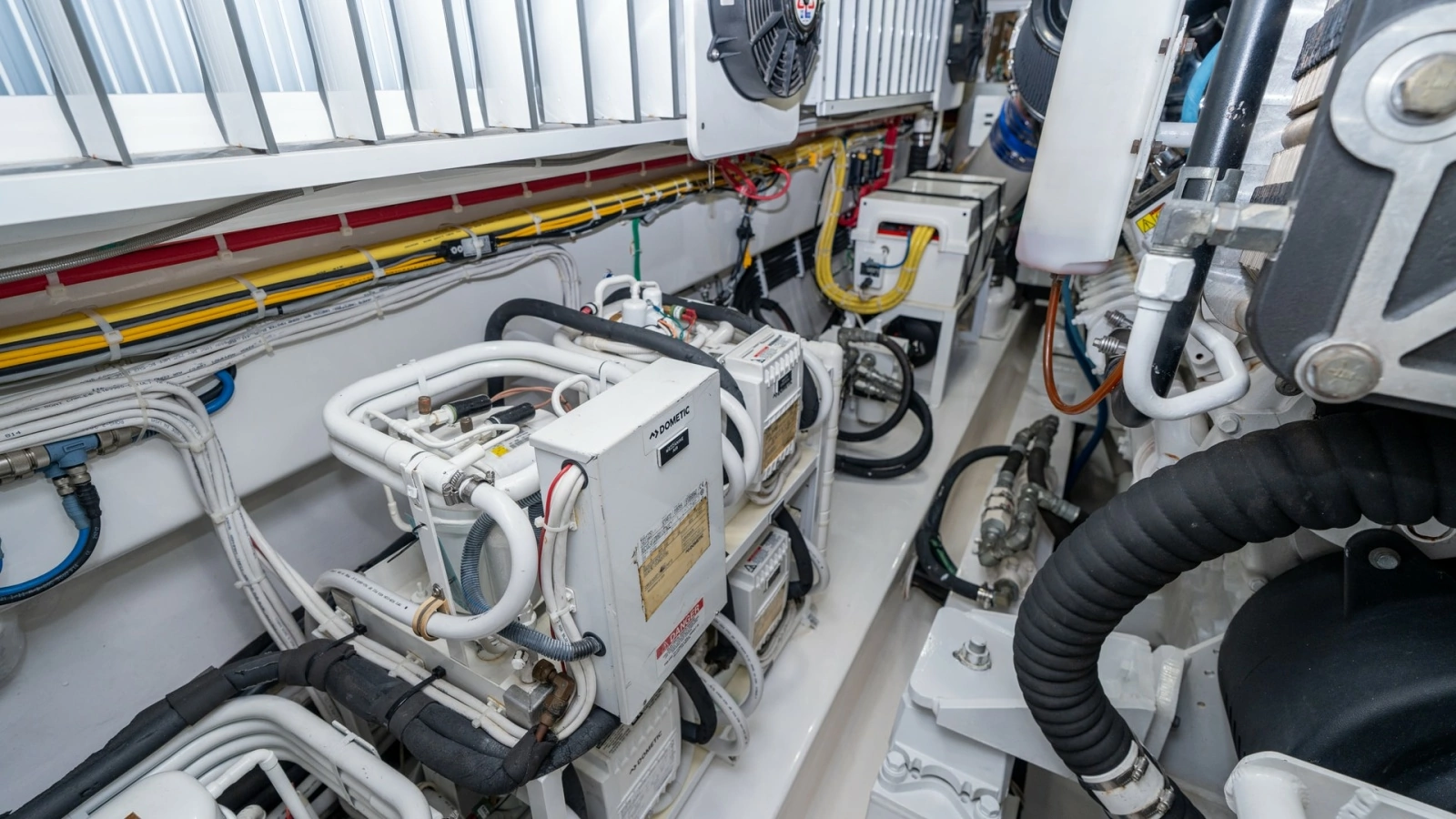 Well-Equipped Engine Room