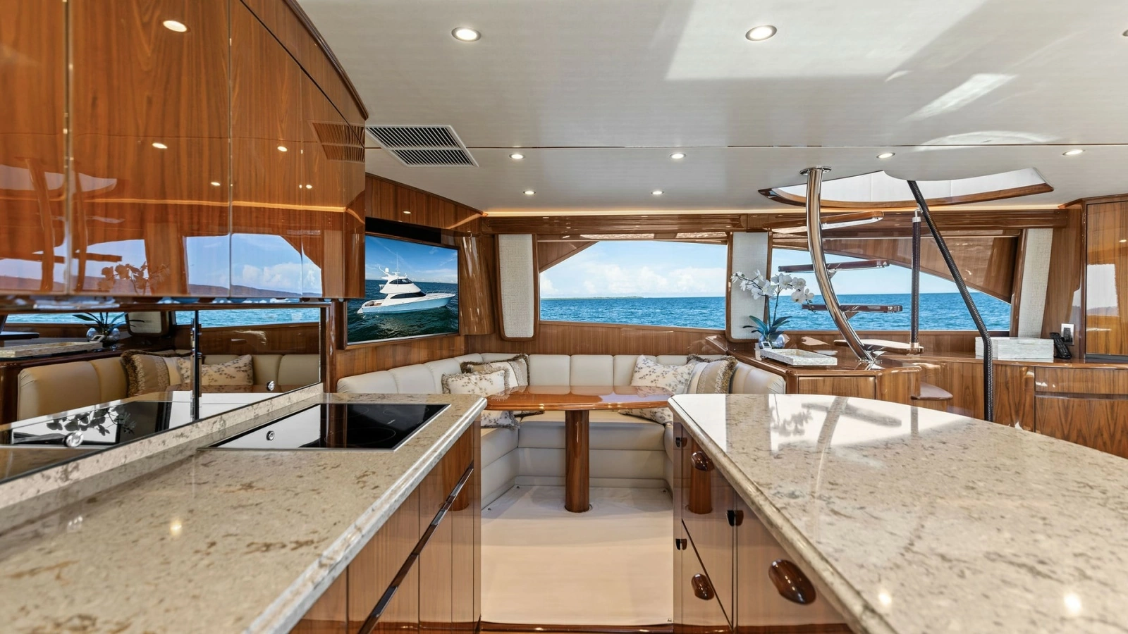 Salon with Panoramic Ocean Views