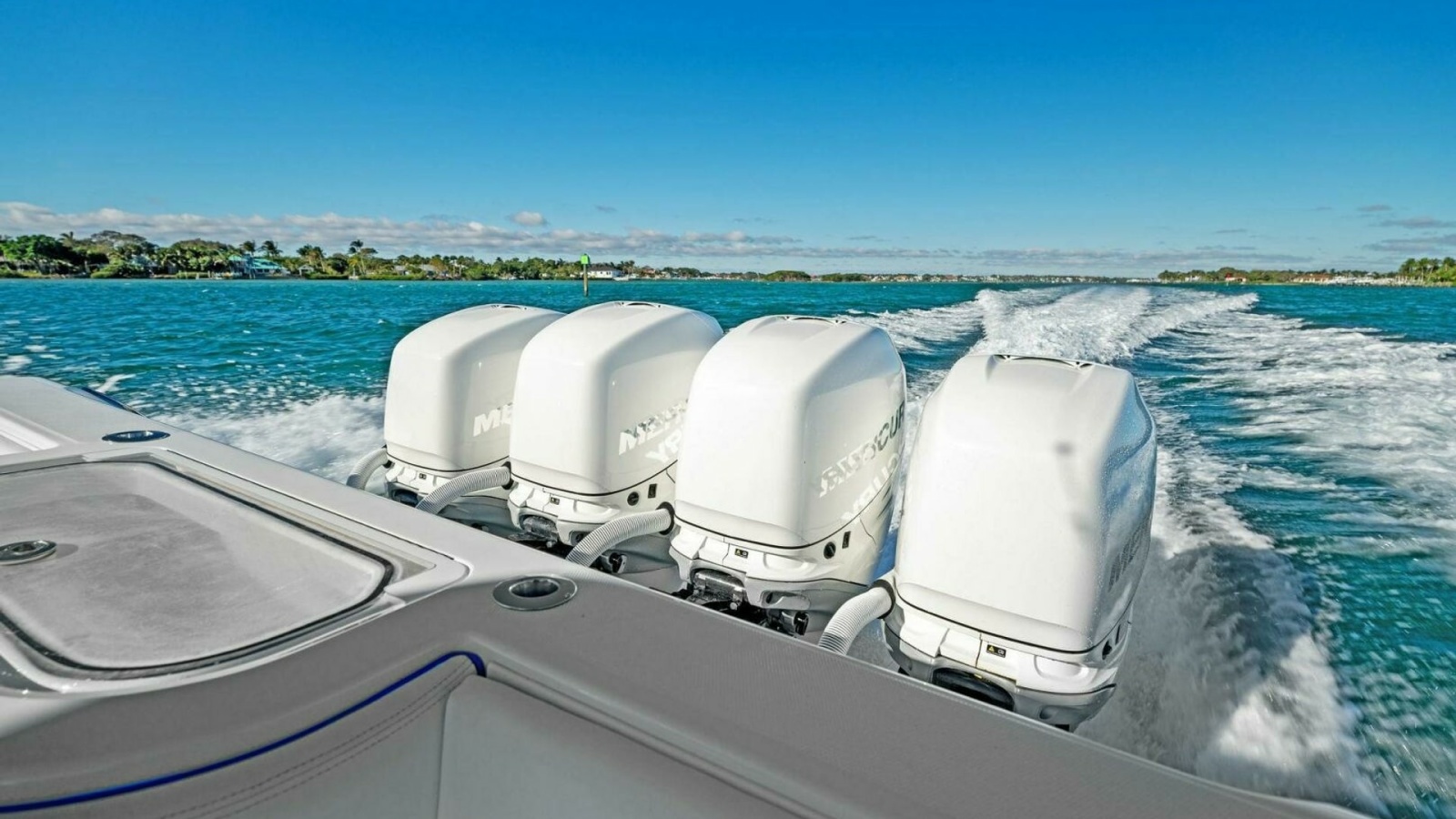 Powerful Quad Outboard Engines