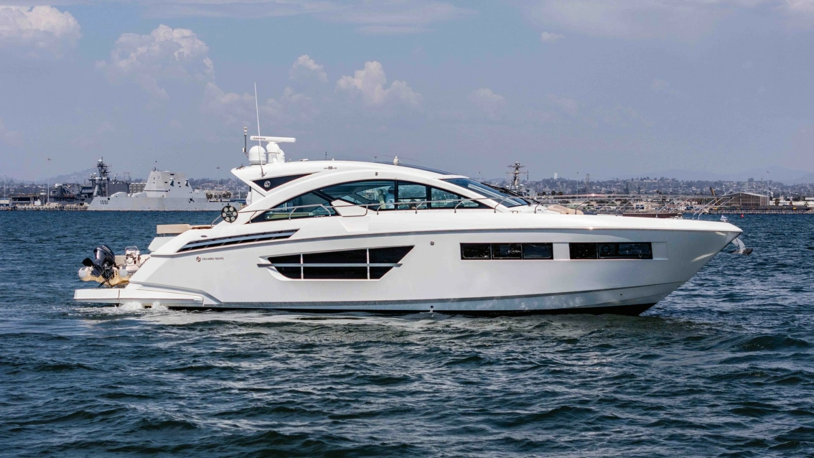 2017 Cruisers 60 Cantius 'Rising Star' - Starboard Profile View at Sea