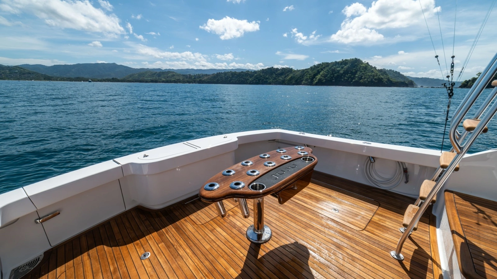 Spacious Aft Deck with Rod Holders