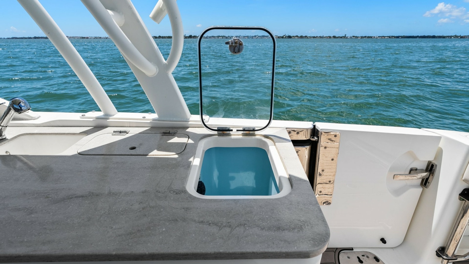 Aft Deck Wet Bar Area
