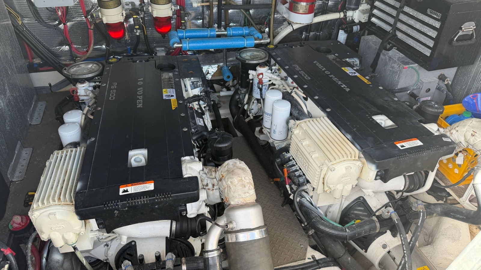 Engine Room with Twin Engines