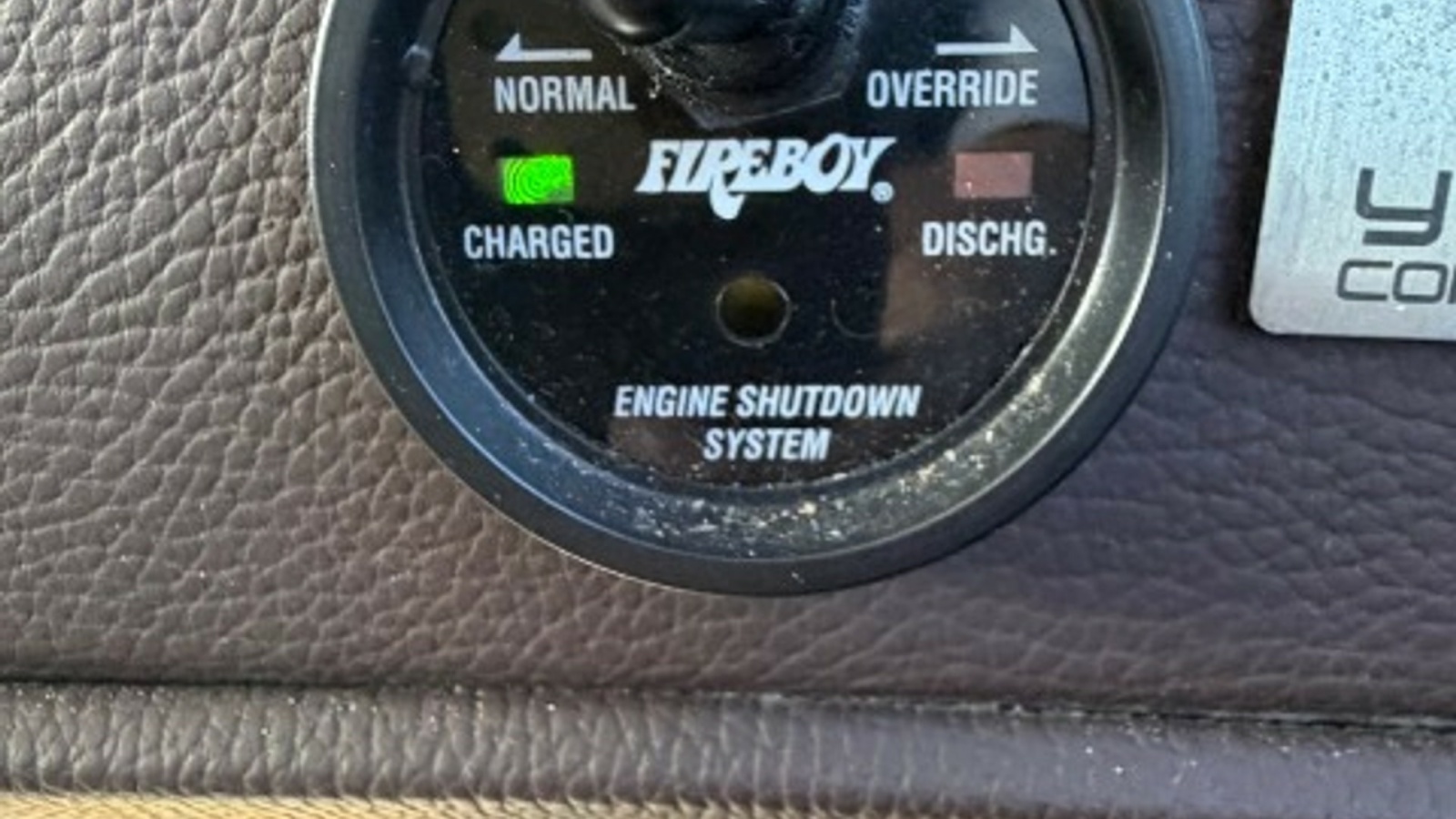 Engine Shutdown Control Panel