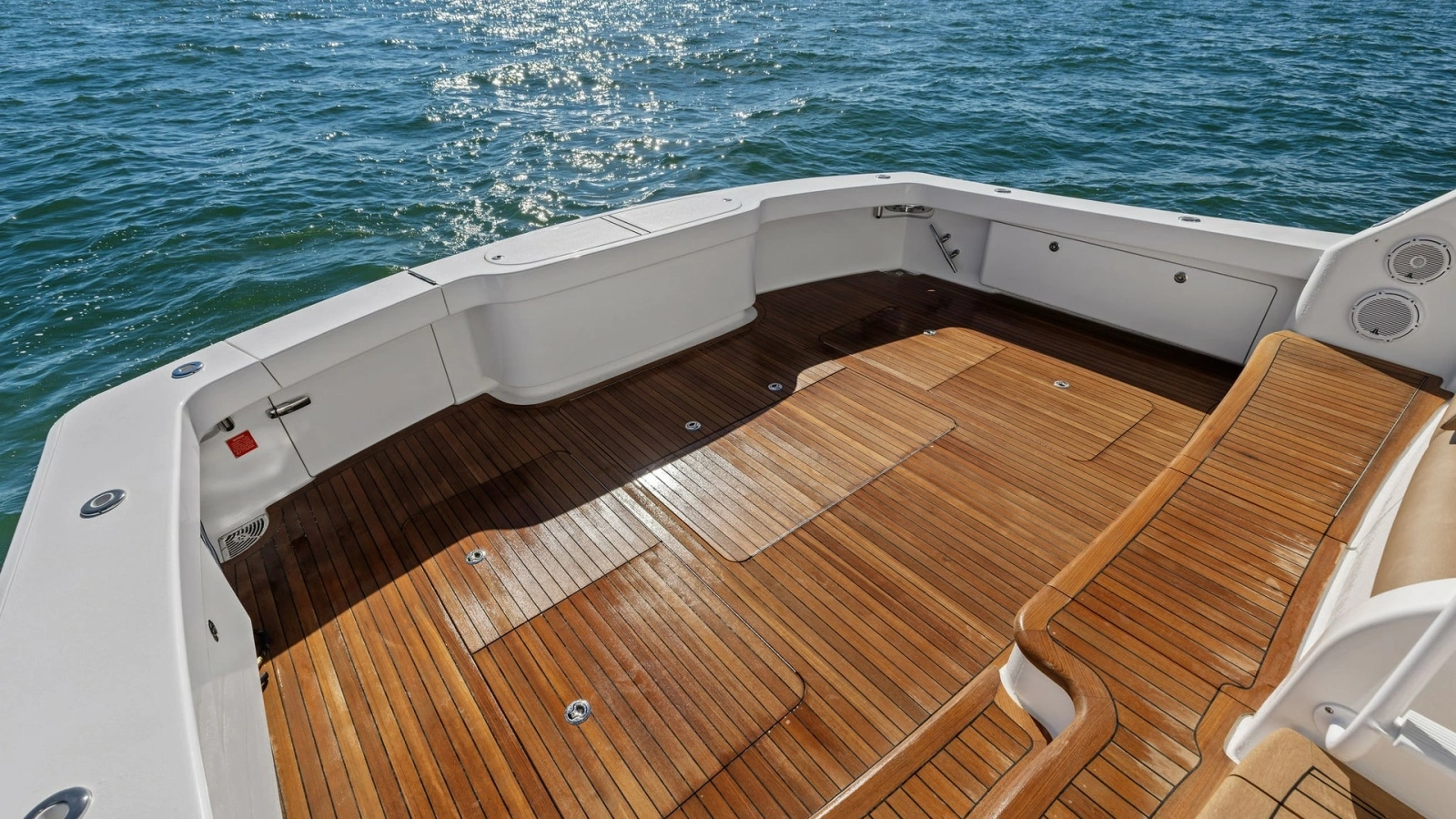 Spacious Teak Cockpit Area