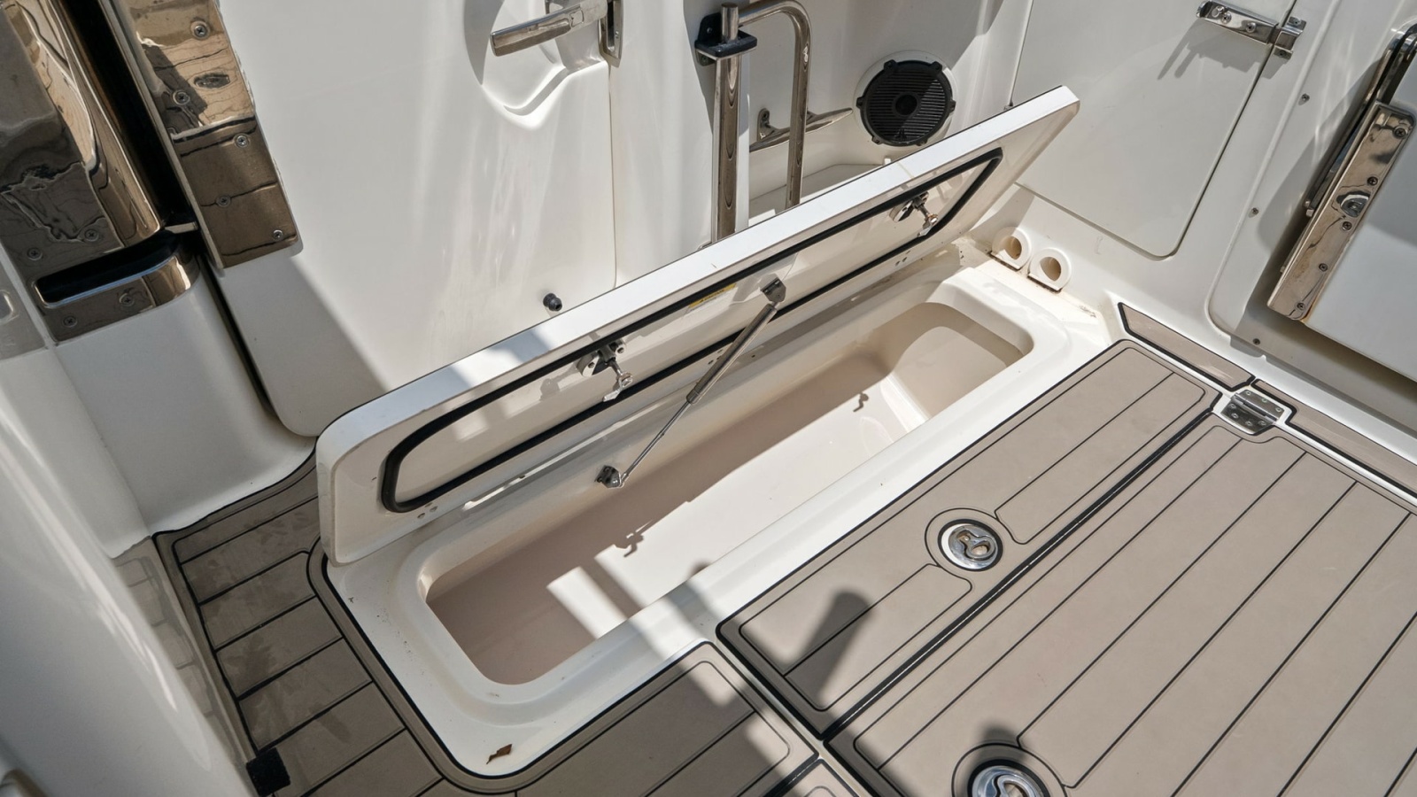 Transom Storage Compartment Access