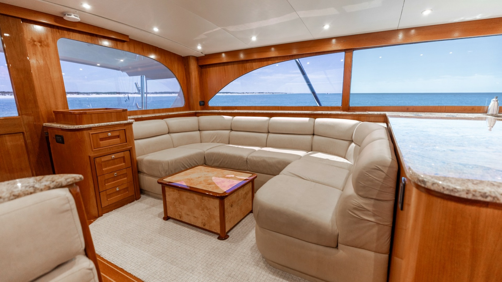 Spacious Salon with Panoramic Views