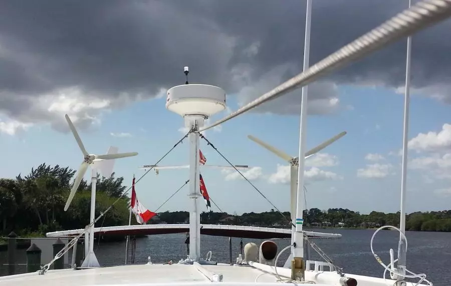 Diesel Duck  50 Wind Generators and Radar