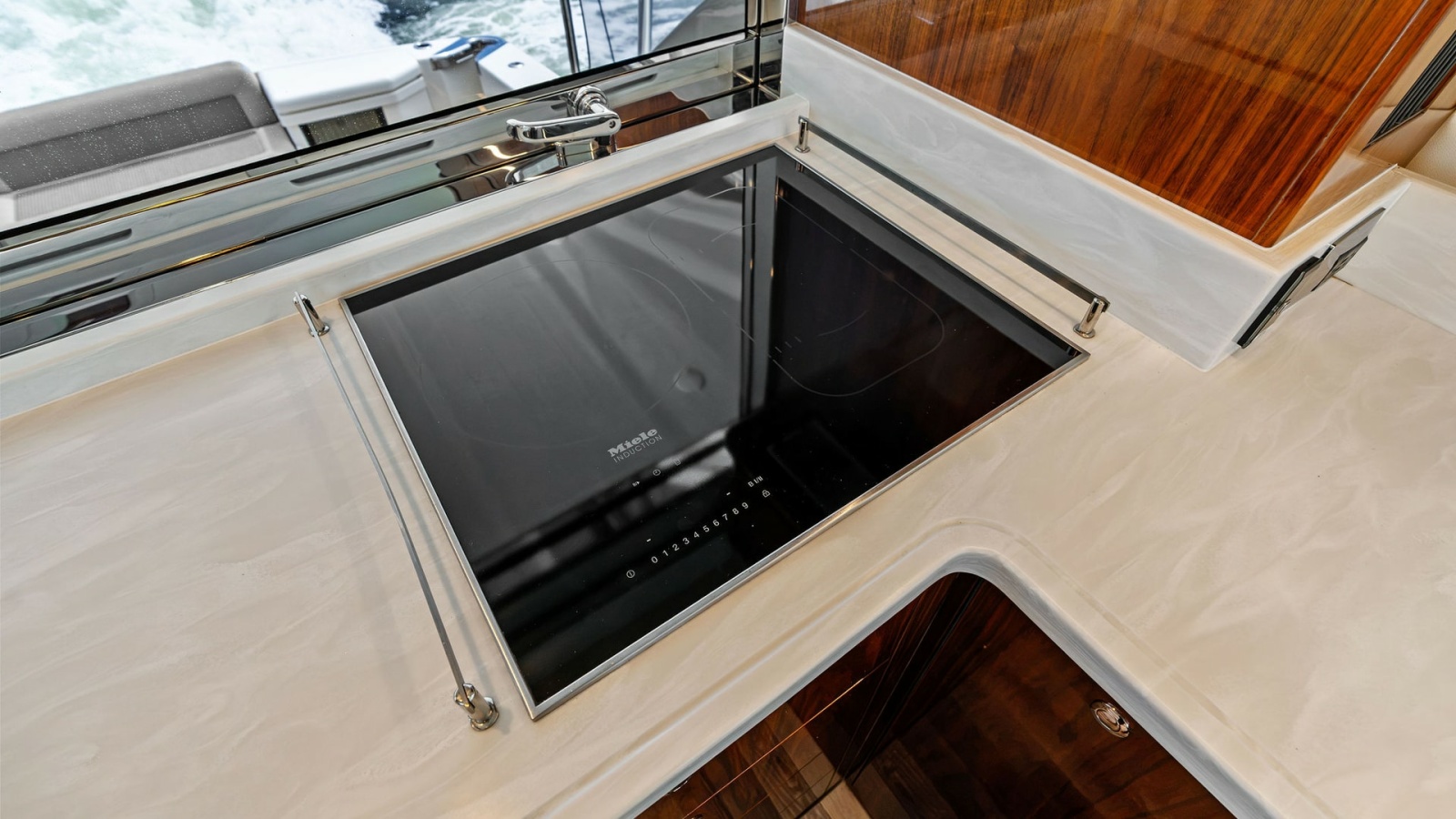Galley with Induction Cooktop