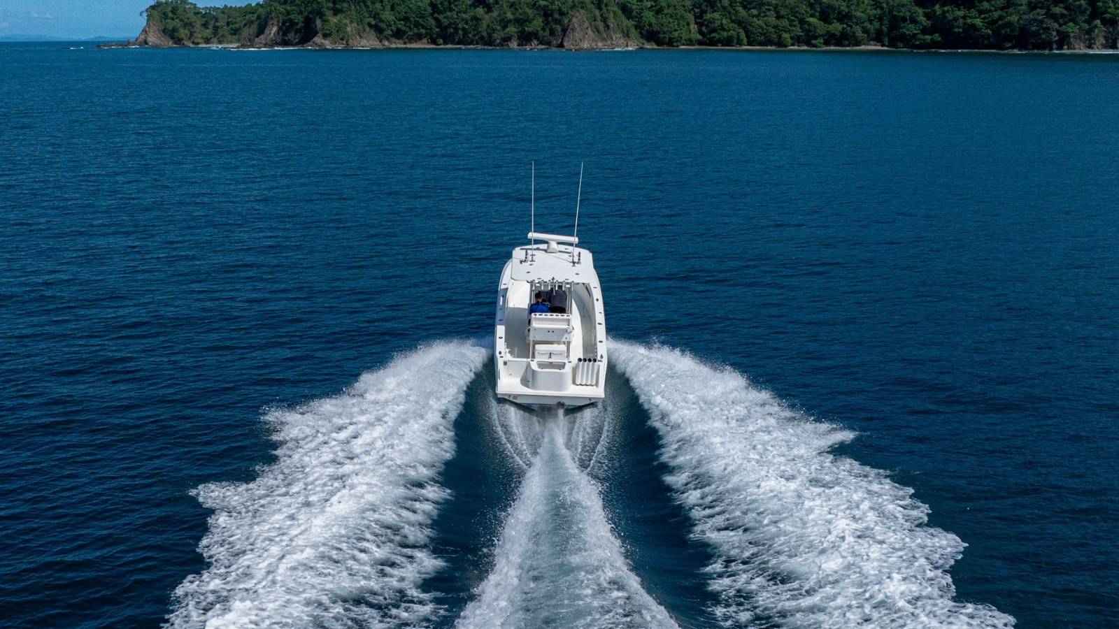 Aerial View of Aft Deck in Motion