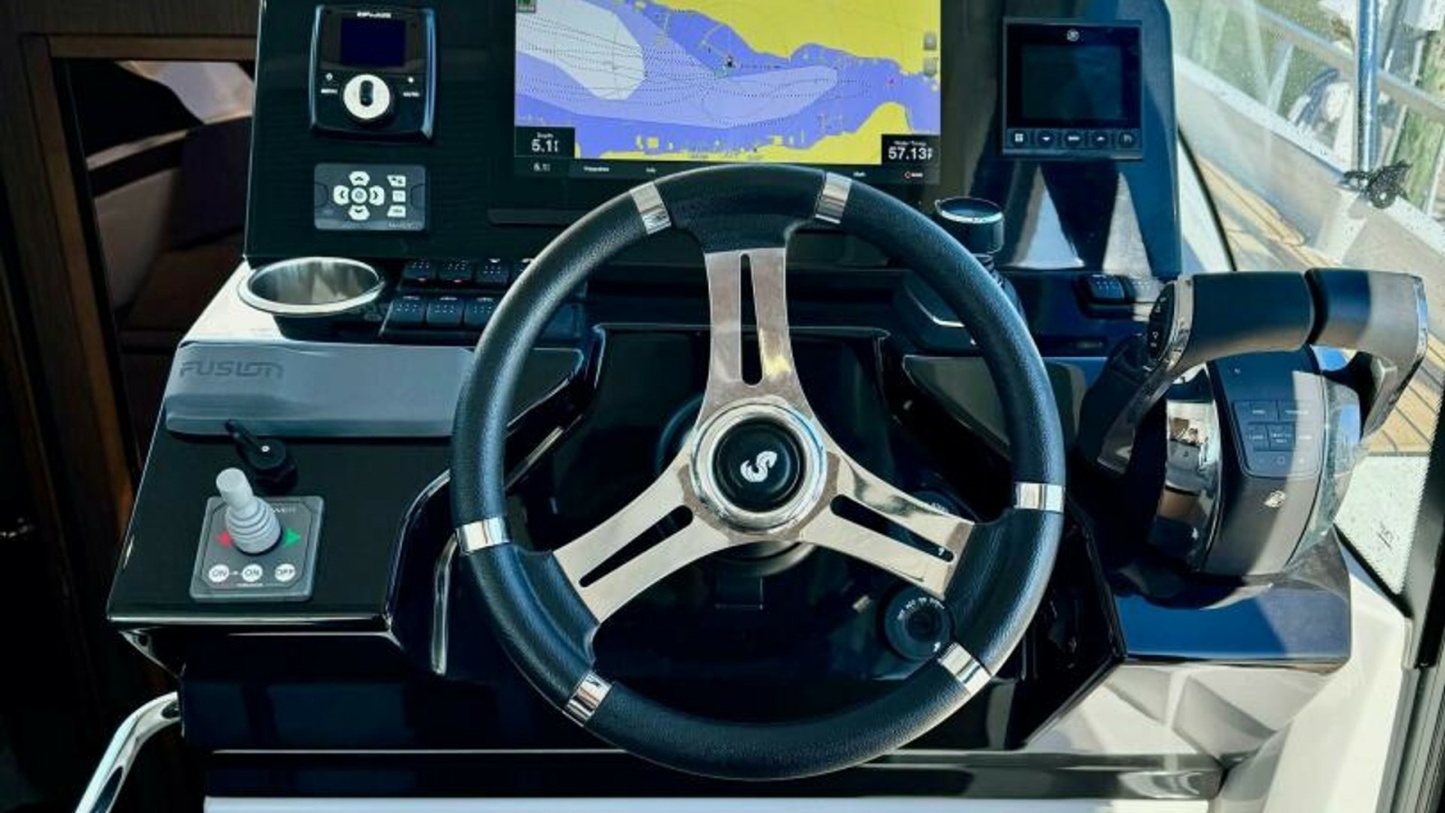 Helm Station with Navigation Display