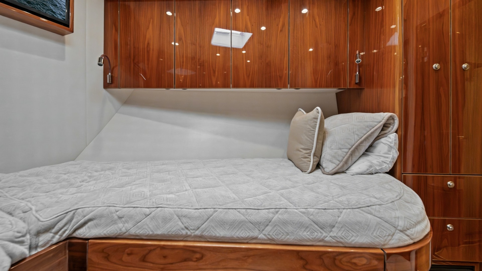Guest Stateroom with Wood Cabinetry