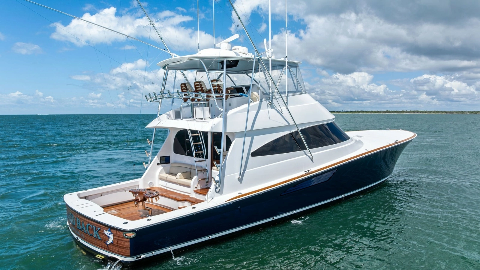 Aft Deck and Flybridge View