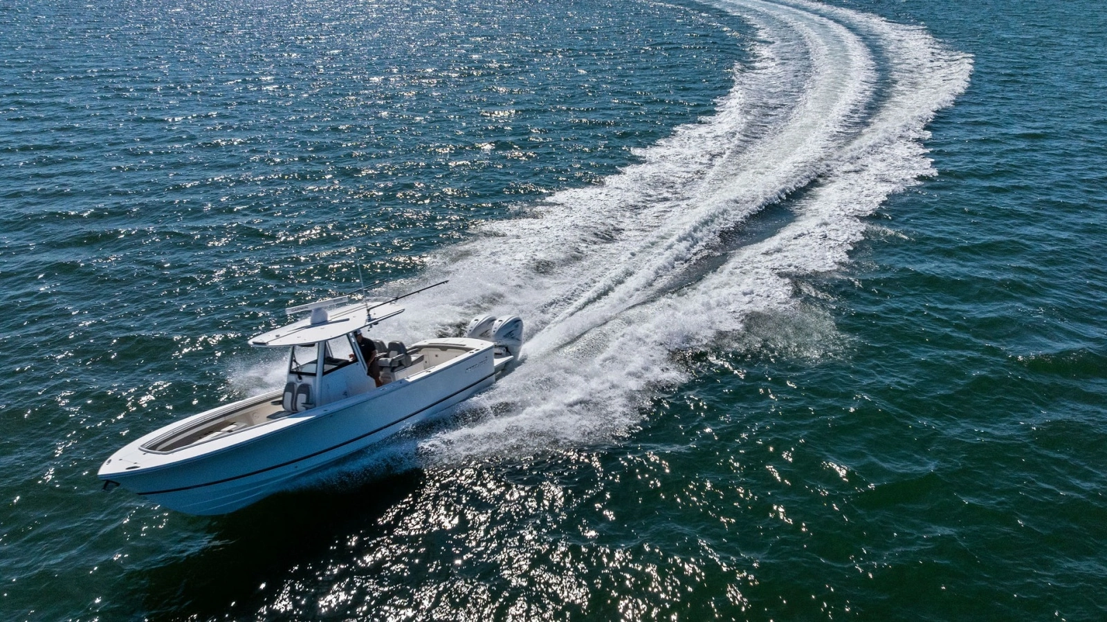 Aerial View of Regulator 31 in Motion