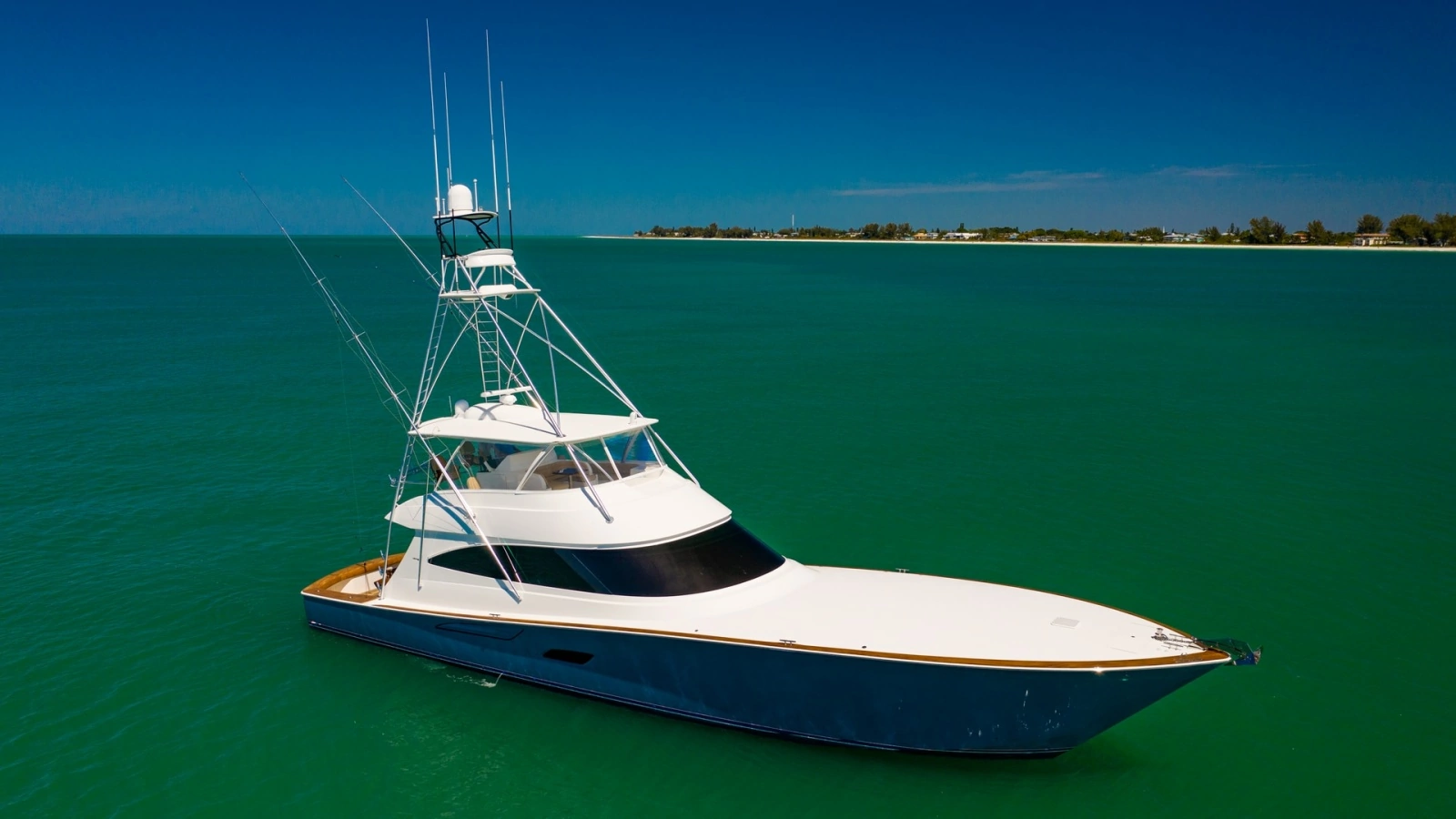 Aerial View of Viking 80 Convertible