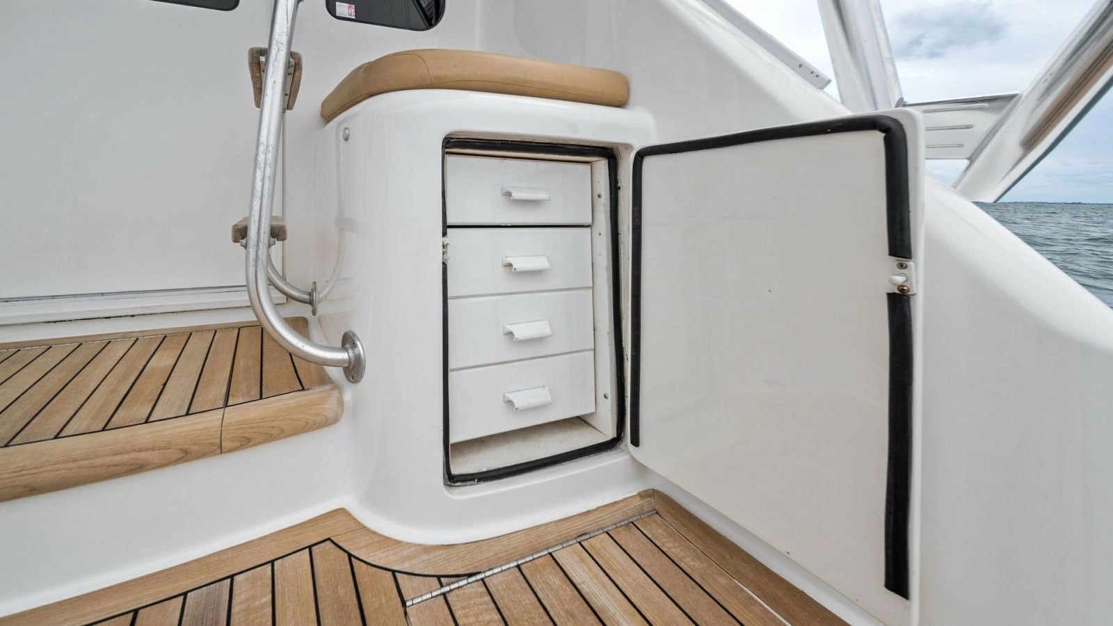 Cockpit Storage Area with Seating