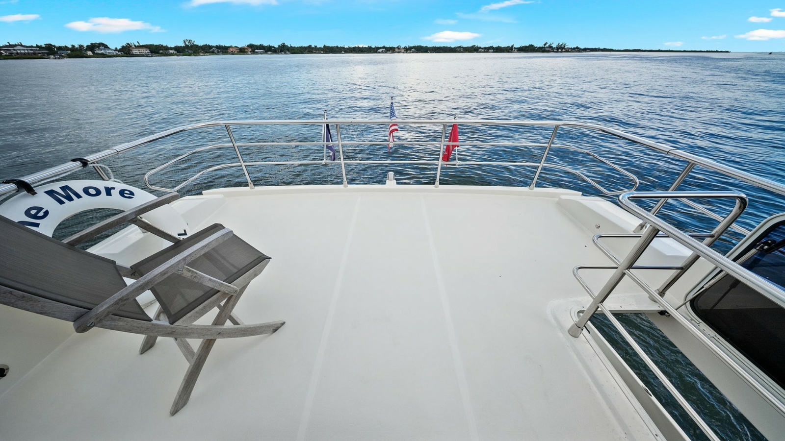 Spacious Aft Deck with Ocean View