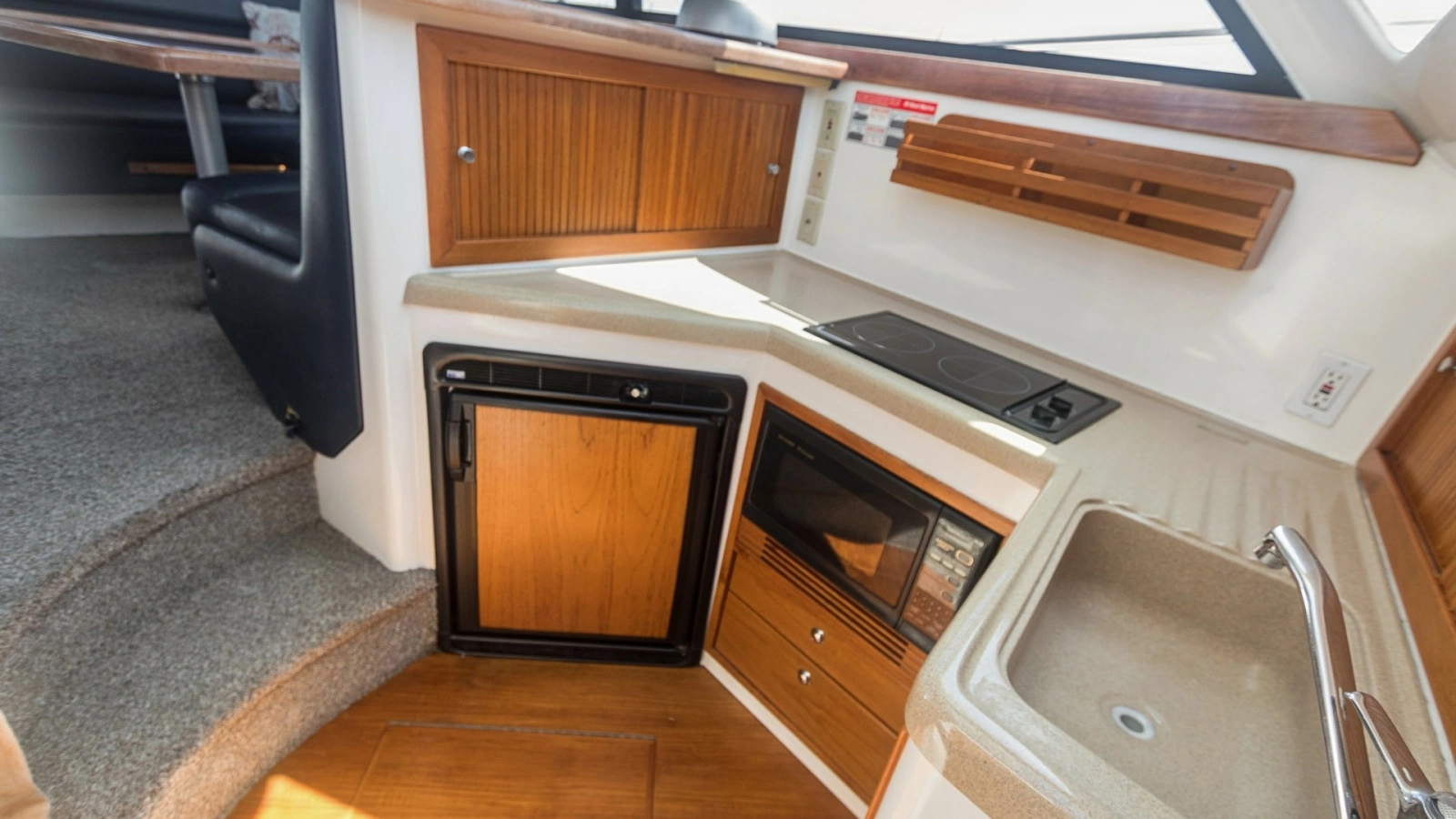 Galley with Compact Appliances