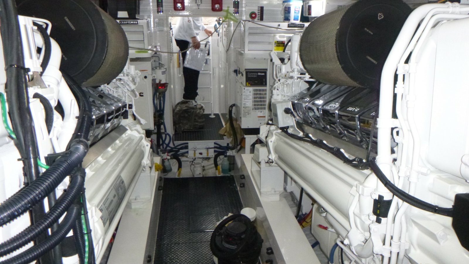 Engine Room with Dual Engines