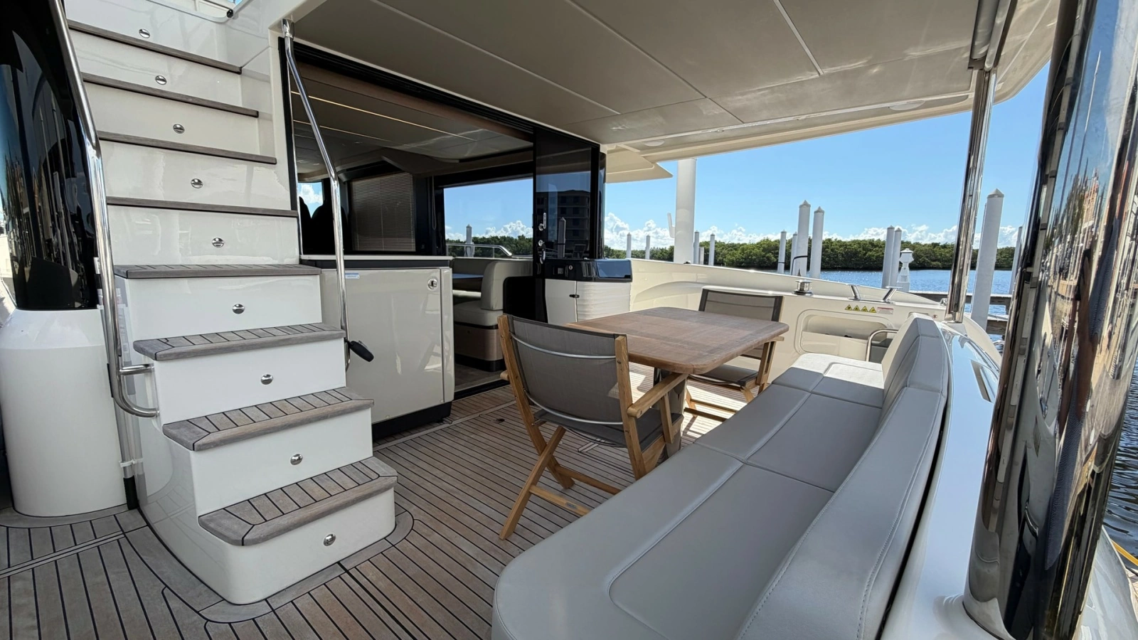 Aft Deck with Dining Area