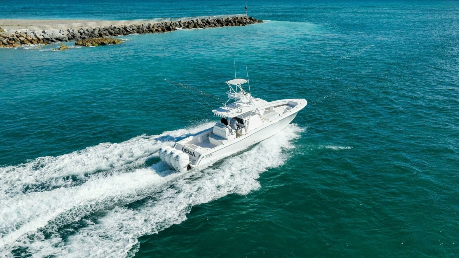 Aerial View of 42 Open Fisherman