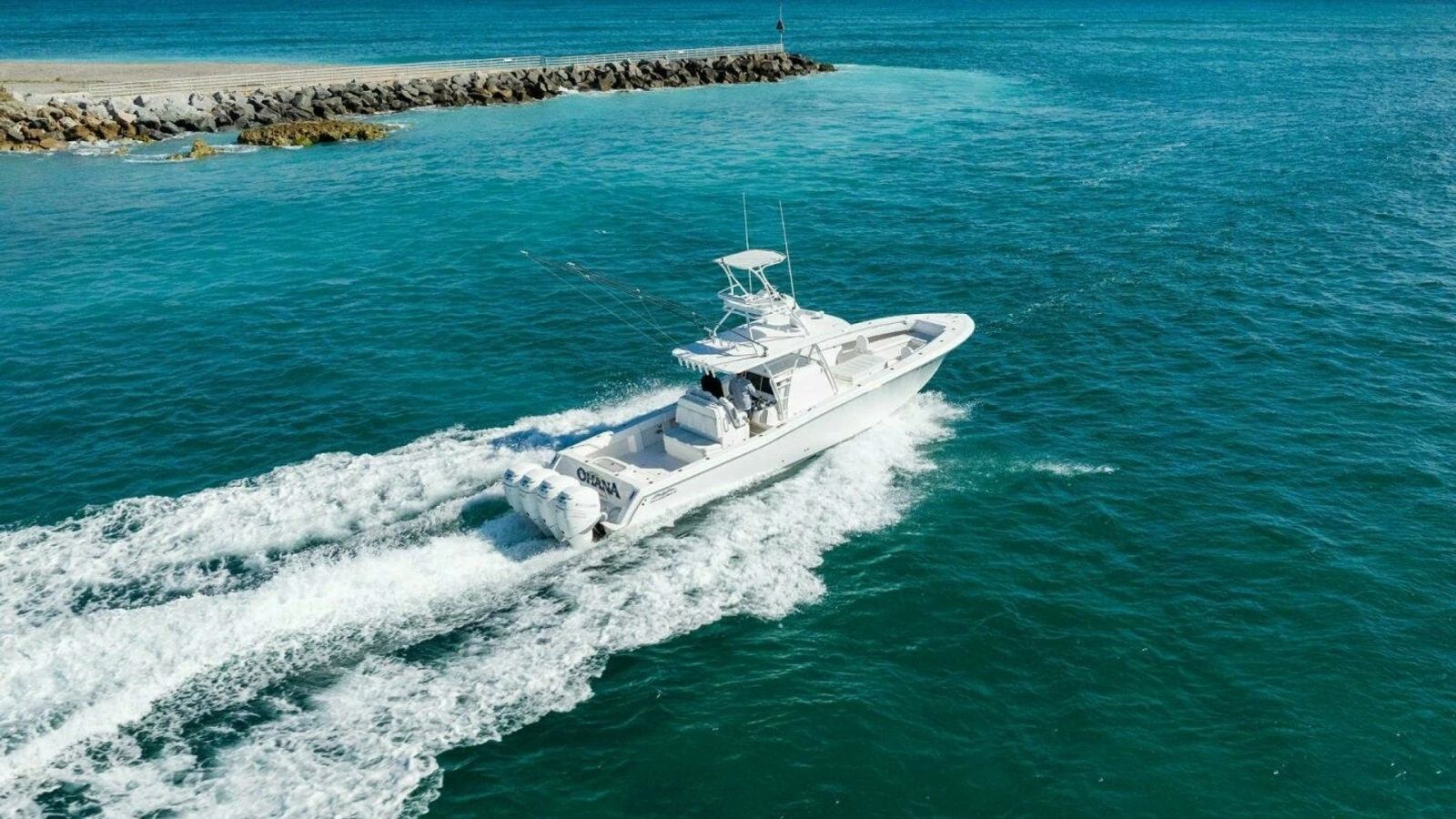 Aerial View of 42 Open Fisherman