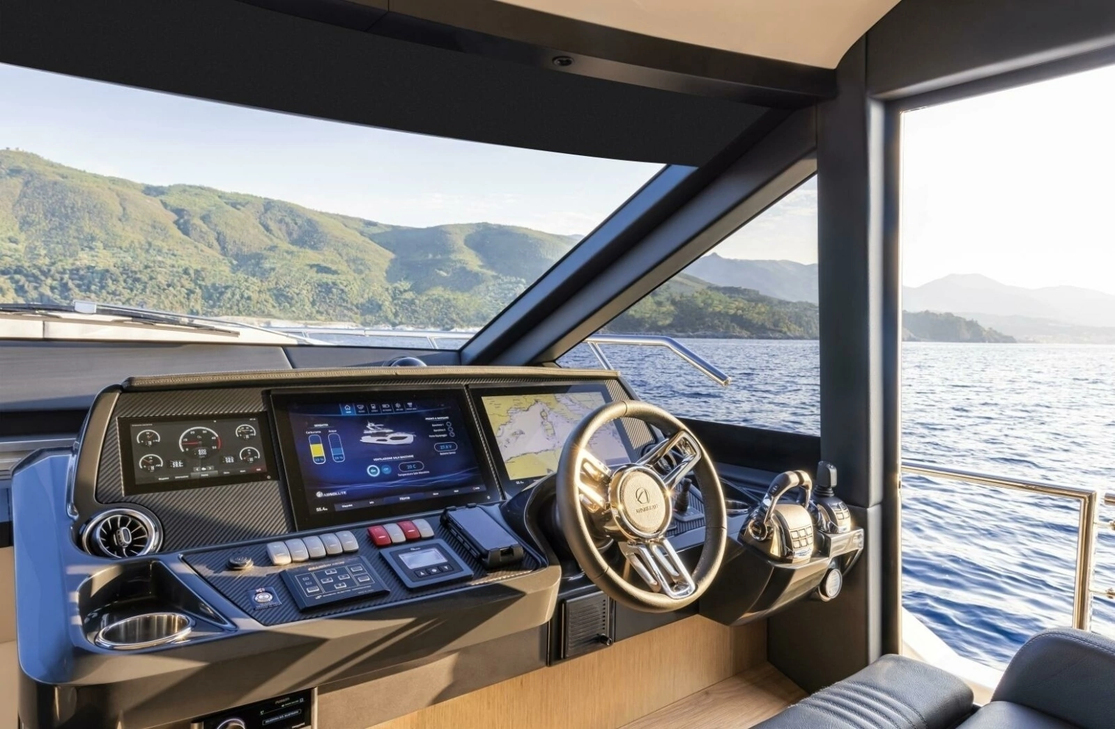 2027 60 Absolute Flybridge - Helm