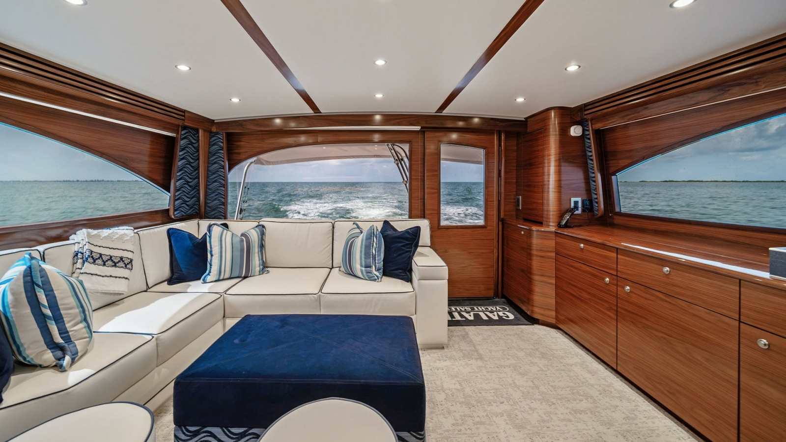 Salon with Panoramic Ocean Views