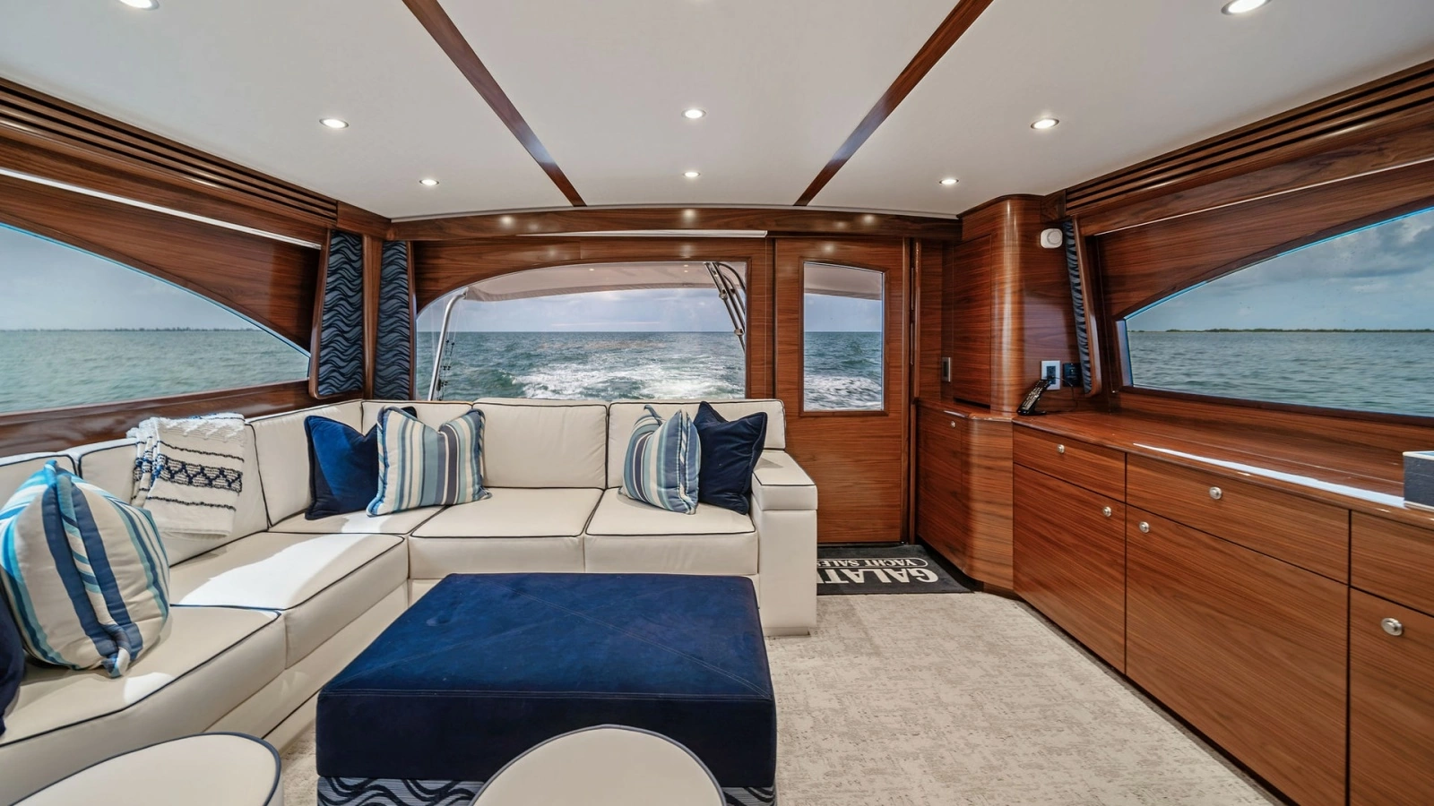 Salon with Panoramic Ocean Views