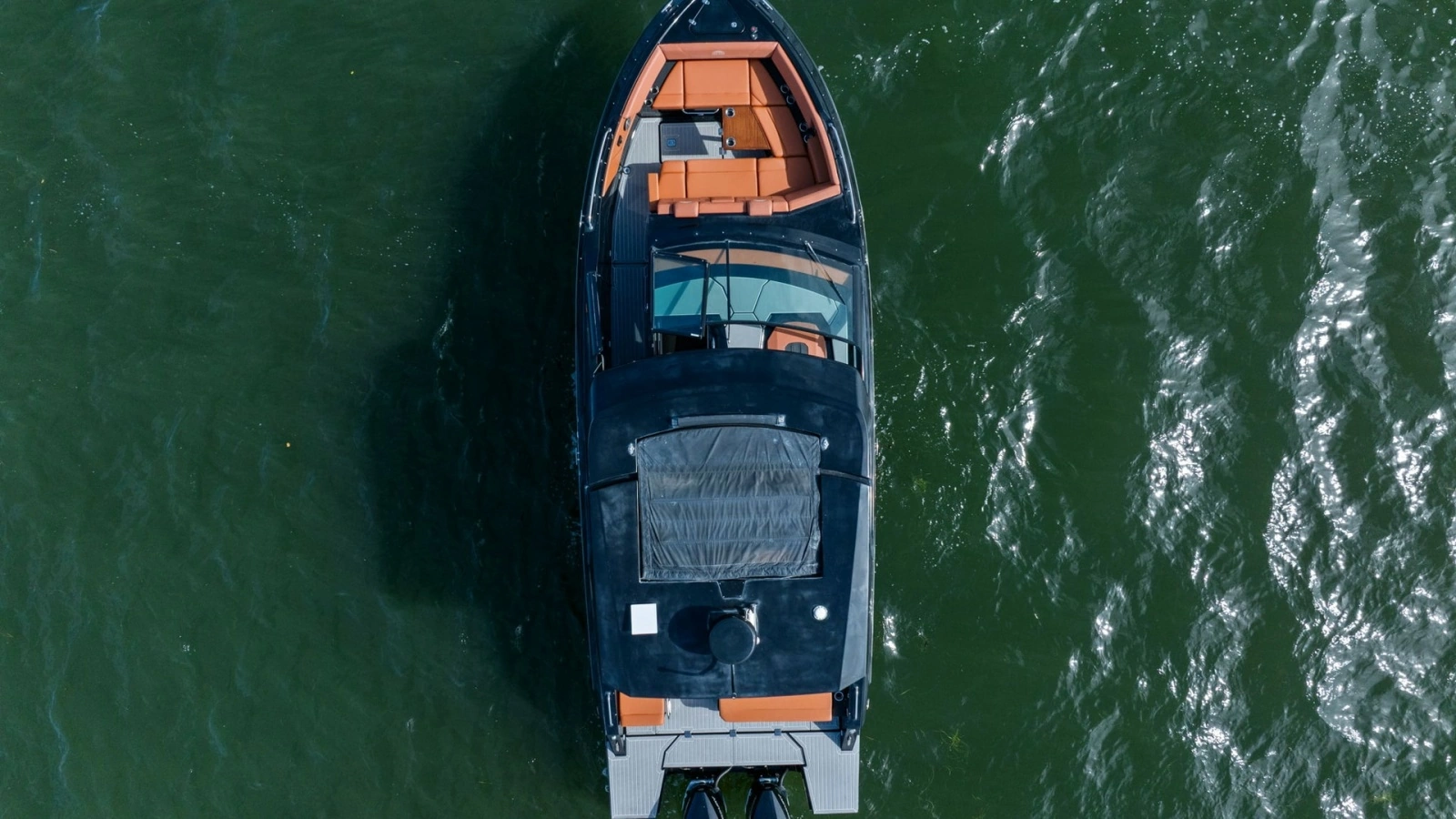 Aerial View of Cruisers Yachts 34 GLS